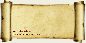 Sara Trnjaković vizit kartica